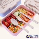idrop BENTO LUNCHBOX - Portable lunch box with Eating Utensil
