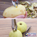 idrop Pineapple & Fruit Eye Peeler Remover Tweezer with Flip Knife