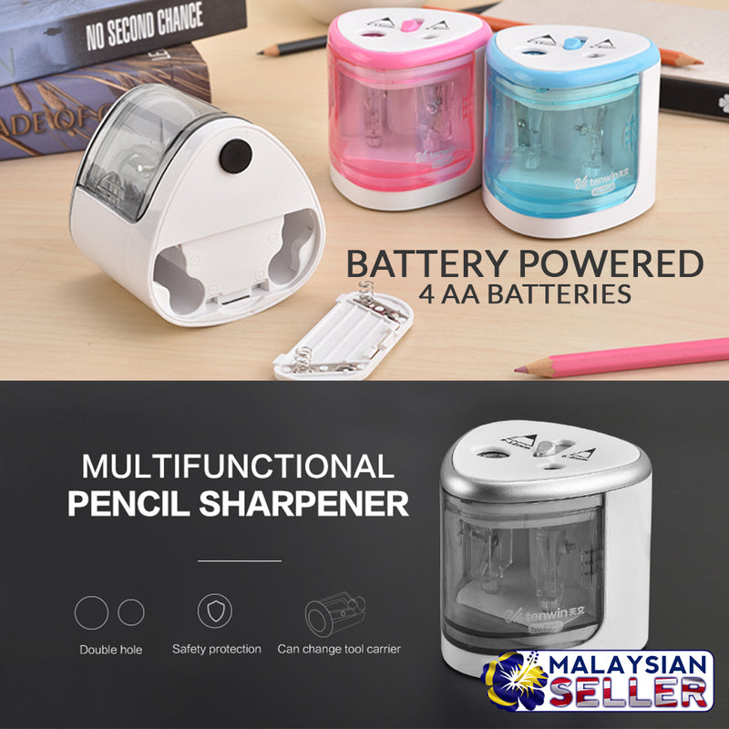 idrop Automatic Electric 2-Hole Compact Pencil Sharpener