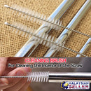 idrop 5pcs Stainless Steel Drinking Straw & Cleaner Brush & Stir Spoon + Straw Box Case