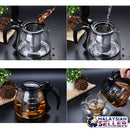 idrop 750ml Glass Tea Pot with Stainless Steel Inner Filter [ JMHA082B ]