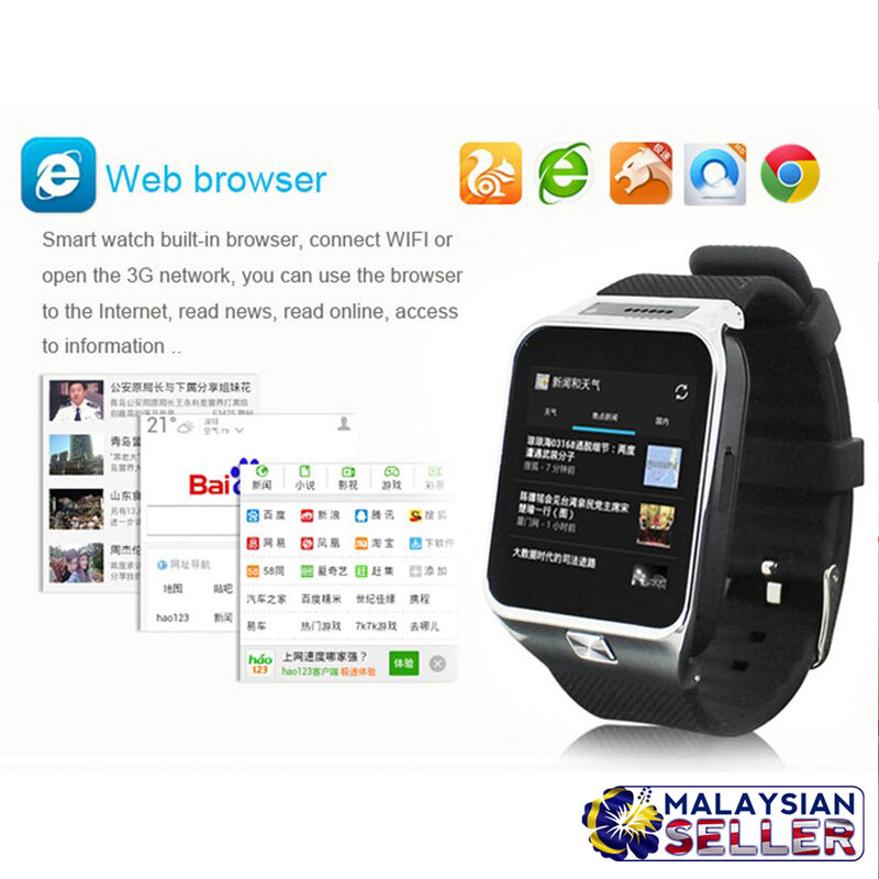 idrop QW09 1.54 3G Bluetooth WIFI Android Smart Watch
