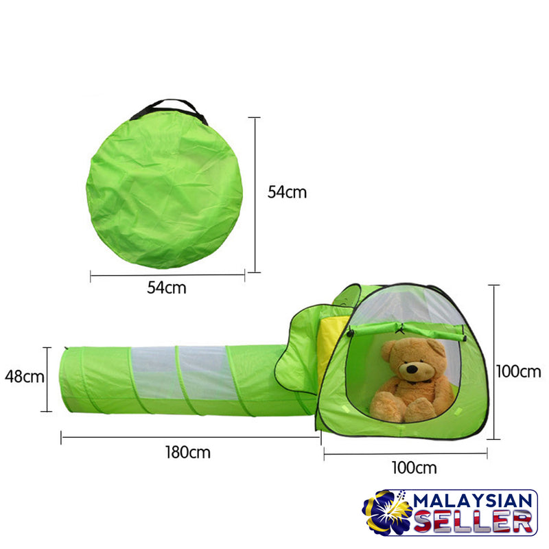 idrop Elephant Tent & Tunnel - Indoor & Outdoor Children's Play Tent