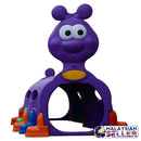 idrop PLAYGROUND - Children Purple Caterpillar Tunnel ( 4 Sections )