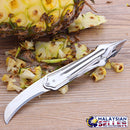 idrop Pineapple & Fruit Eye Peeler Remover Tweezer with Flip Knife