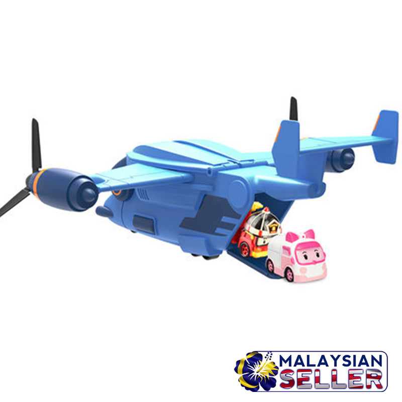 idrop Robo Car Toy Helicopter Plane - Children Play Toy [ RANDOM COLOR ]