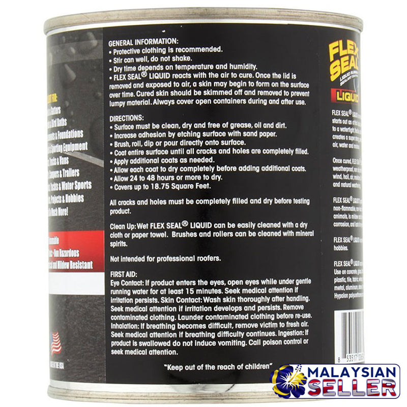 idrop Flexible Sealer Liquid - Seal Solution [ 473ml ][ Black ]