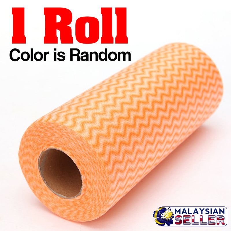 idrop Non-Woven Disposable Cleaning Washing Fabric Cloth Towel  [ 1 Roll / 4 Roll ]