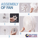 idrop MEYOU DC ECO Floor Standing Fan - Low Noise Wide Circulation [ SI-DC359A ]