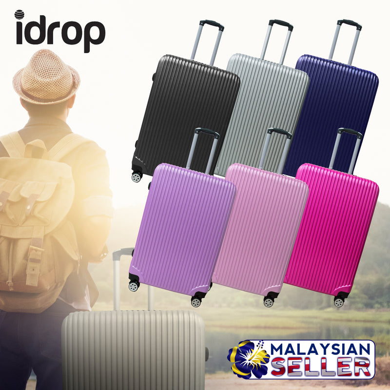 idrop PREMIUM 3 IN 1 Holiday Travel Wheeled Luggage Bag Set With Multi-Position Handling Method