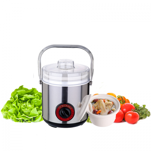 Portable Ceramic Cooker Stainles Steel Electric Soup Porridge Pot