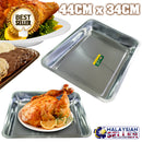 idrop STAINLESS STEEL Food Serving Tray [ 44cm x 34cm ]