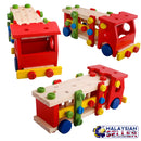 idrop REASSEMBLE SCREW CAR - Intelligence Wooden Toy