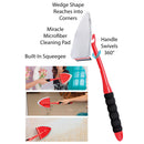 idrop 360 Arrow Head Window Cleaner Brush Scrubber