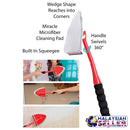 idrop 360 Arrow Head Window Cleaner Brush Scrubber