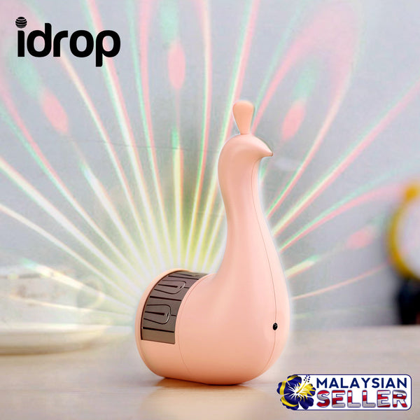 idrop Nightlight Creative Peacock Projection Colorful With  Remote control For Household