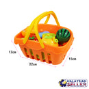 idrop Cutting Fruit Vegetable Toy Pretend Play House Cooking Set for Kids Children