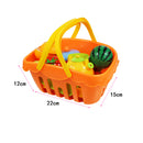 idrop Cutting Fruit Vegetable Toy Pretend Play House Cooking Set for Kids Children