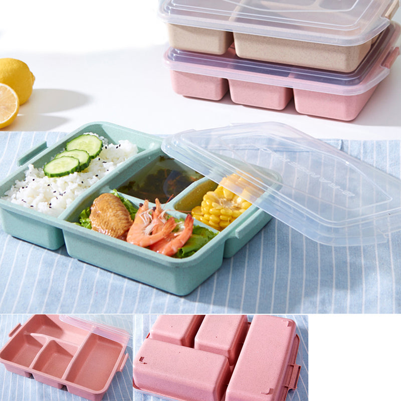 idrop Portable Wheat Straw Lunch Box