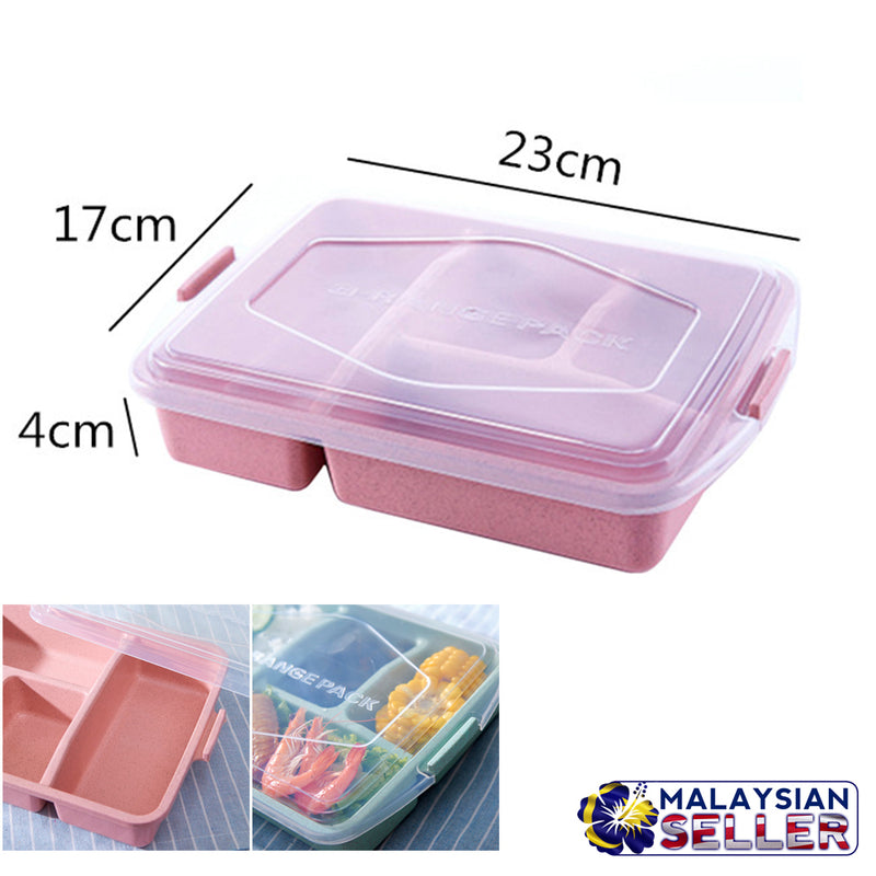 idrop Portable Wheat Straw Lunch Box