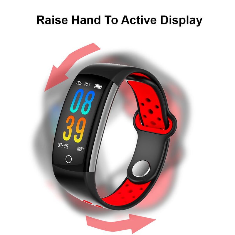 idrop Q6 Colorful Display Smart Watch Bracelet Heart Rate Blood Pressure Monitor for Android IOS