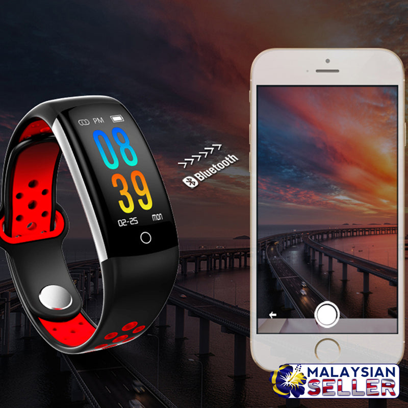 idrop Q6 Colorful Display Smart Watch Bracelet Heart Rate Blood Pressure Monitor for Android IOS