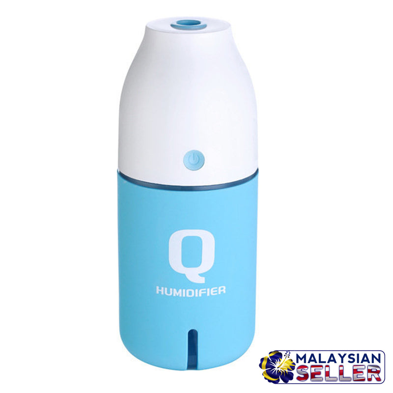 idrop LED Q Bottle Humidifier Essential Oil Mini USB Air Aroma Car Diffuser