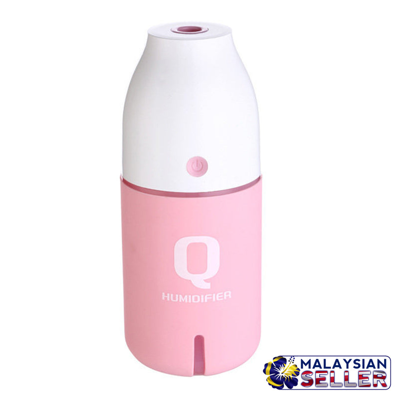 idrop LED Q Bottle Humidifier Essential Oil Mini USB Air Aroma Car Diffuser