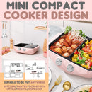idrop 2 IN 1 Steamboat Multifunction Cooking Pot Grill Pan Cooker
