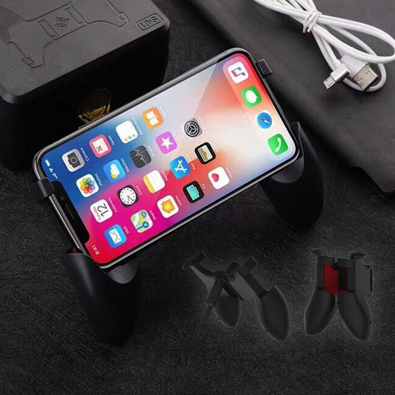 idrop S-01 Telescopic Extended Portable Folding Game Handle for [ Mobile Phone 4.7inch to 6.4inch]