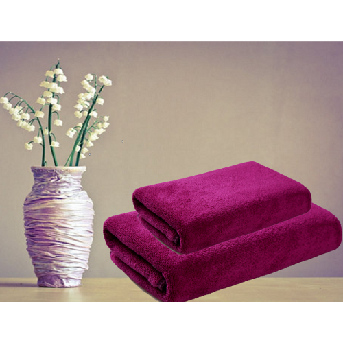 Set Of 2 Cotton Bath Towel With Face Towel