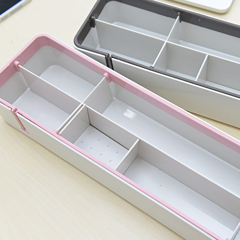 Set of 2 Desk Organiser with Cable Hole