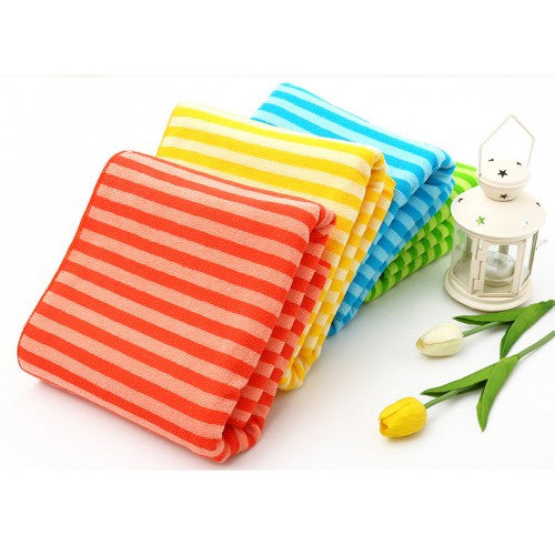 Set Of 2 Multi-Color Striples Towel