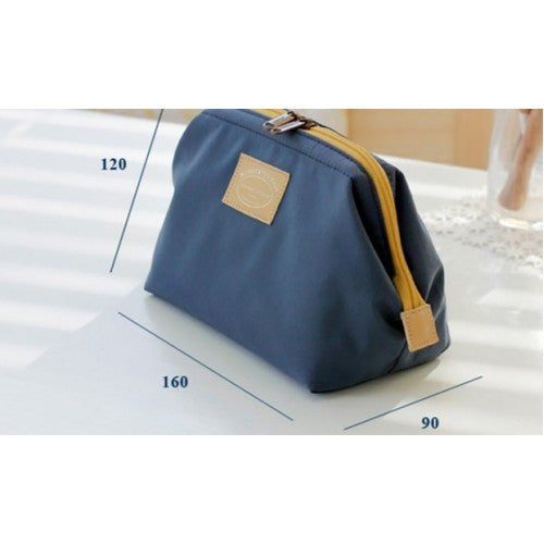 Set Of 2 Zippered Cosmetic Pouches