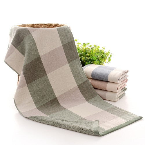 Retro Plaid Towel