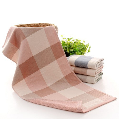Retro Plaid Towel