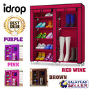 idrop Fashion Portable Dust Cover Shoe Rack and Wardrobe