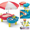 idrop 2 in 1 Creation Sand & Sea Play Table for Kids Children [  880-02-401L ]