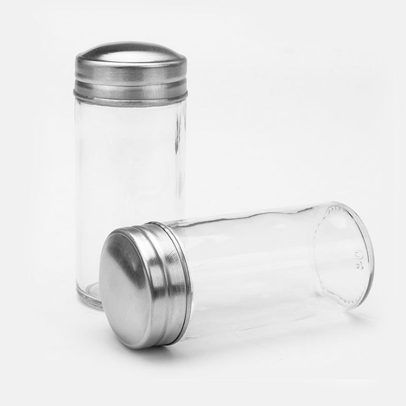 idrop Stainless Steel Round & Square Revolving Spice Rack with Seasoning Jar