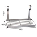 idrop  Multifunctional Stainless Steel Seasoning Jar & Cup Rack for Wall Mounted