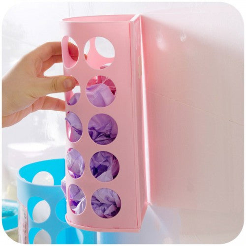 Set Of 2 - Plastic Bag Storage Box Organizer (Random)