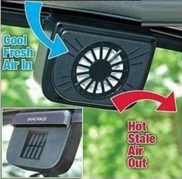 Solar Power Auto Car Air Vent Cool Fan
