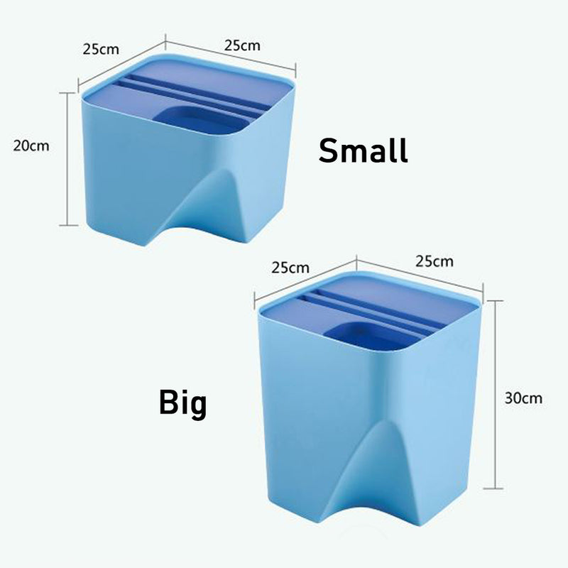 idrop Portable Colorful Household Stackable Waste Basket [ Small /Big ]