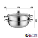 idrop Classic 2 Layer 28cm Thicken Steel Steamer Pot  for Kitchen Tools