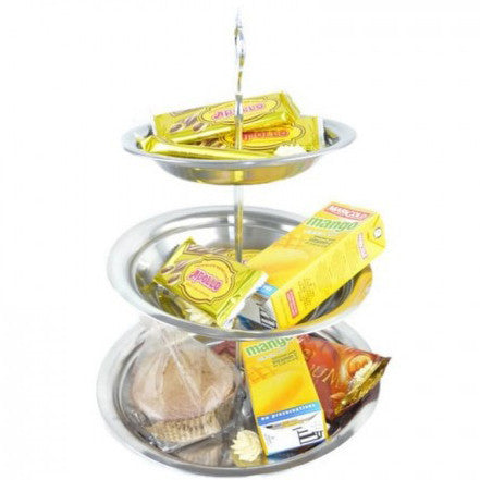 Stainless Steel Two Layer Fruit Dish