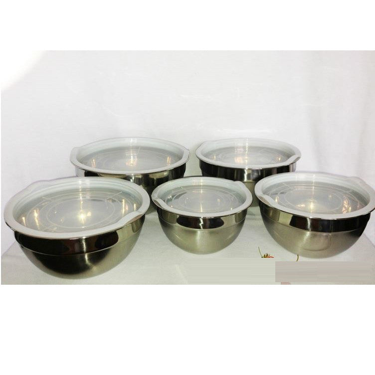 Stainless Steel Ware Salad Bowl With Cover