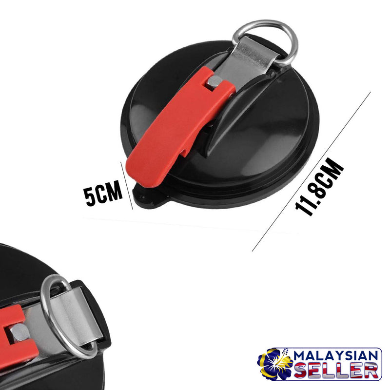 idrop Multifunctional Super Suction Cup Anchor with Securing Hook for Tie Down Anchors Car Mount Luggage Tarps Tents