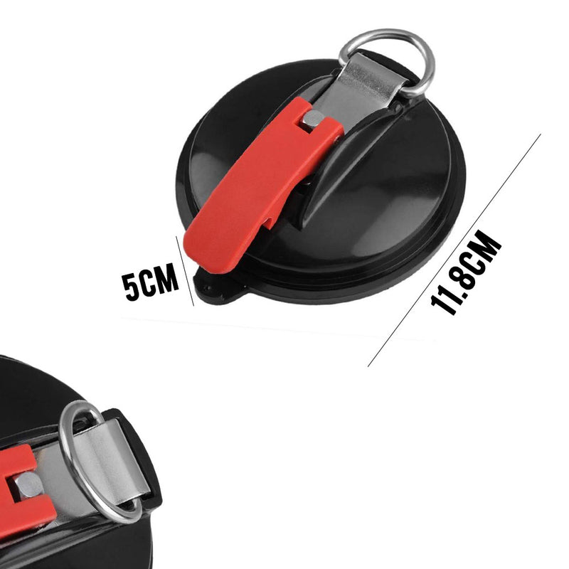 idrop Multifunctional Super Suction Cup Anchor with Securing Hook for Tie Down Anchors Car Mount Luggage Tarps Tents