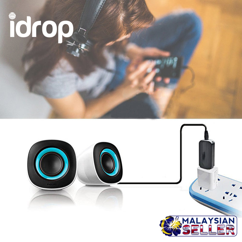 idrop T163 USB Bluetooth Receiver Adapter for Car Audio Stereo/Speaker/Headphone Music Car Stereo Receiver Adapter