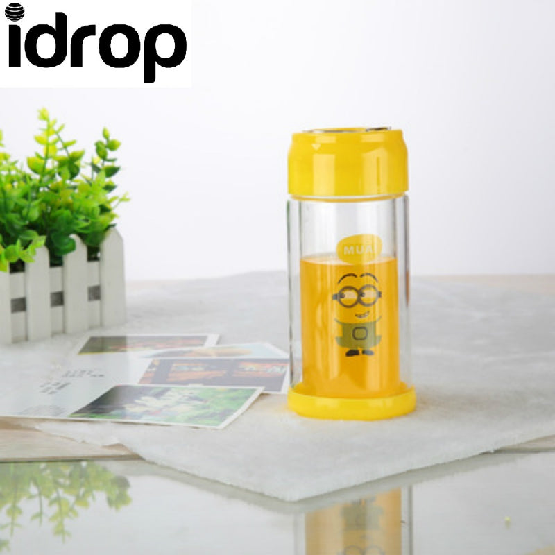 Idrop 200ml Creative Cartoon Cans Glass Cup